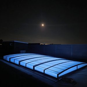 baseino apšvietimas